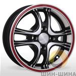 Диск AT 409 BPRL (Black Polished Red Line) Storm